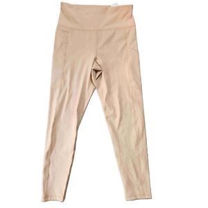 American Eagle Beige High Waist Pocket Leggings Large